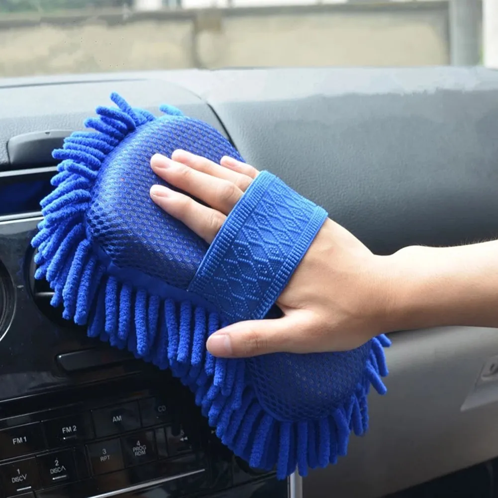 Blue Microfiber Chenille Car Wash Sponge Care Washing Brush Pad Cleaning Tool Window Home Washing Sponges Auto Care Supplies
Blue Microfiber Chenille Car Wash Sponge Care Washing Brush Pad Cleaning Tool Window Home Washing Sponges Auto Care Supplies