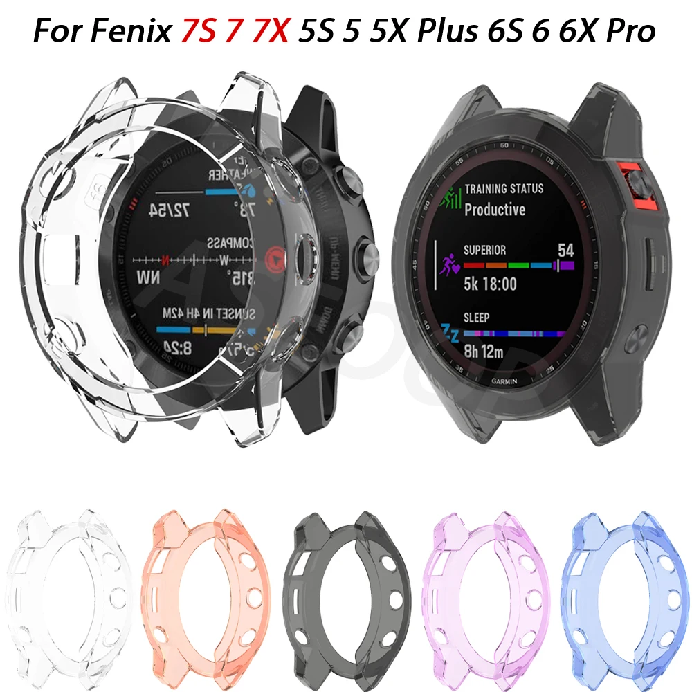 Защитный чехол из ТПУ для Garmin Fenix 7 7S 7X 6 6S 6X Pro 5 5S 5XPlus, умные часы, прозрачный цветной Мягкий защитный чехол
Защитный чехол из ТПУ для Garmin Fenix 7 7S 7X 6 6S 6X Pro 5 5S 5XPlus, умные часы, прозрачный цветной Мягкий защитный чехол