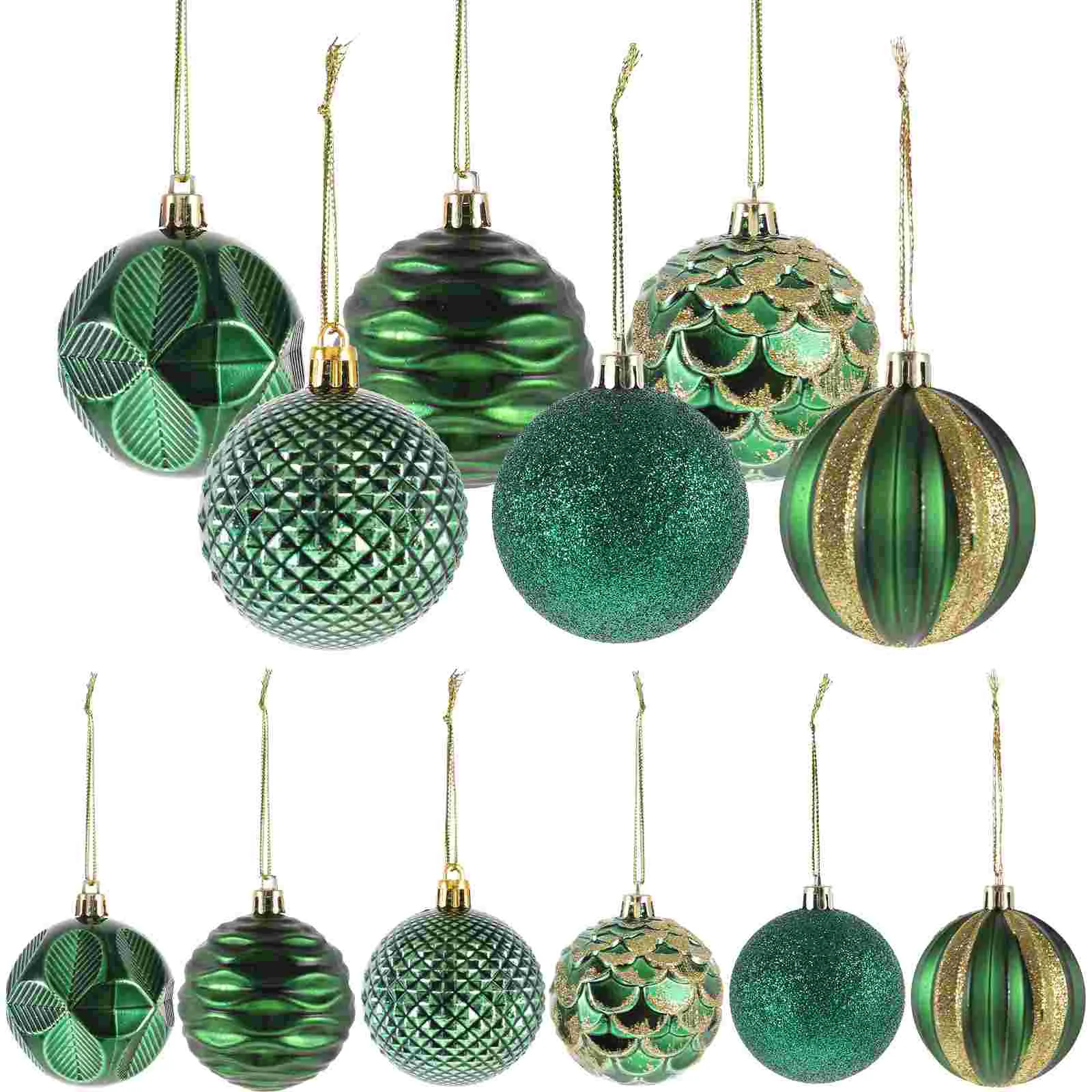 12 Pcs Tree Decoration Pendant Christmas Decorative Balls Xmas Decorations Hanging Props Adornment 
12 Pcs Tree Decoration Pendant Christmas Decorative Balls Xmas Decorations Hanging Props Adornment