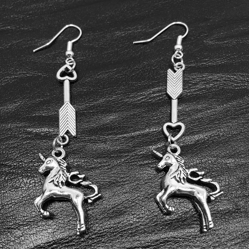 Cupid's Arrow Love Unicorn Earrings Student Fashion Funny Weirdo Novel Girl Women Jewelry Accessories Pendant Gift
Cupid's Arrow Love Unicorn Earrings Student Fashion Funny Weirdo Novel Girl Women Jewelry Accessories Pendant Gift