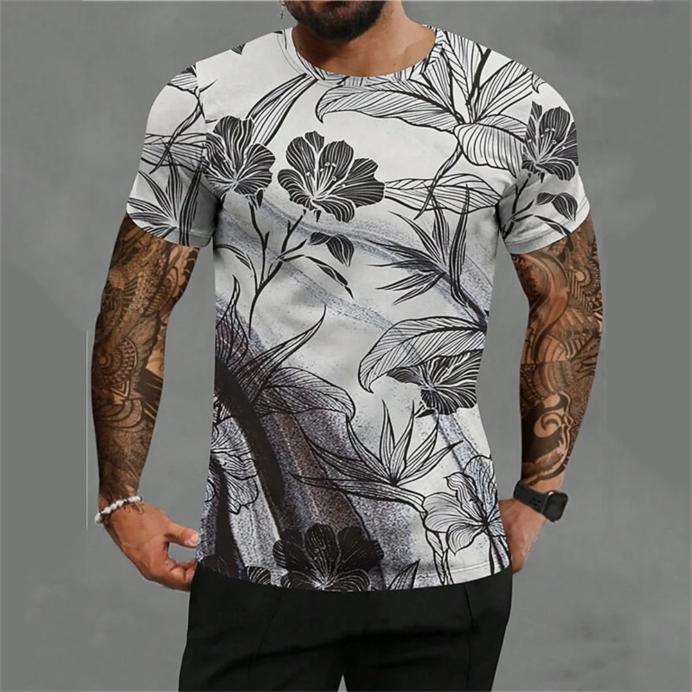 Футболка мужская оверсайз с цветочным 3d принтом, винтажная Повседневная рубашка свободного кроя, уличный тренд, топ с коротким рукавом 
Футболка мужская оверсайз с цветочным 3d принтом, винтажная Повседневная рубашка свободного кроя, уличный тренд, топ с коротким рукавом