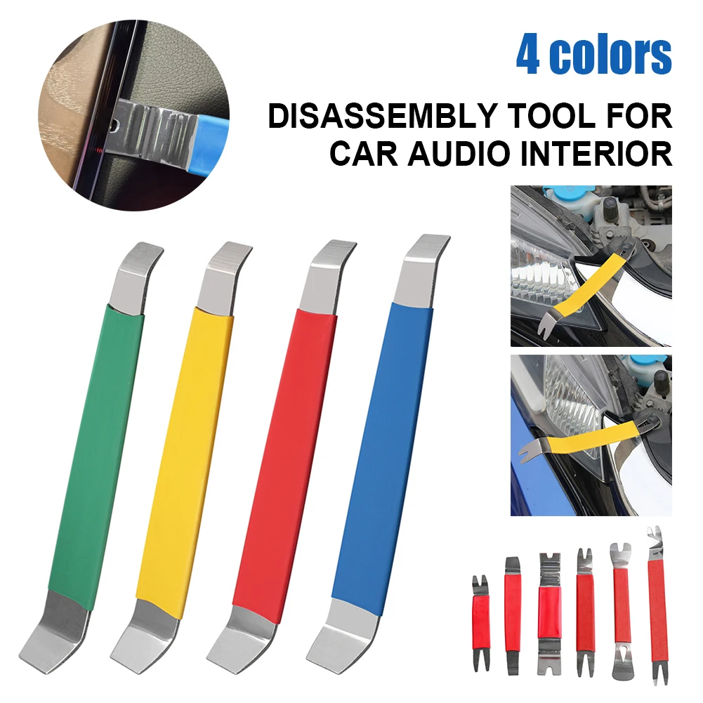 6Pcs Portable Auto Door Clip Trim Removal Tools Kits Car Dashboard Audio Radio Panel Repair Metal Removal Pry Disassembly Tool
6Pcs Portable Auto Door Clip Trim Removal Tools Kits Car Dashboard Audio Radio Panel Repair Metal Removal Pry Disassembly Tool