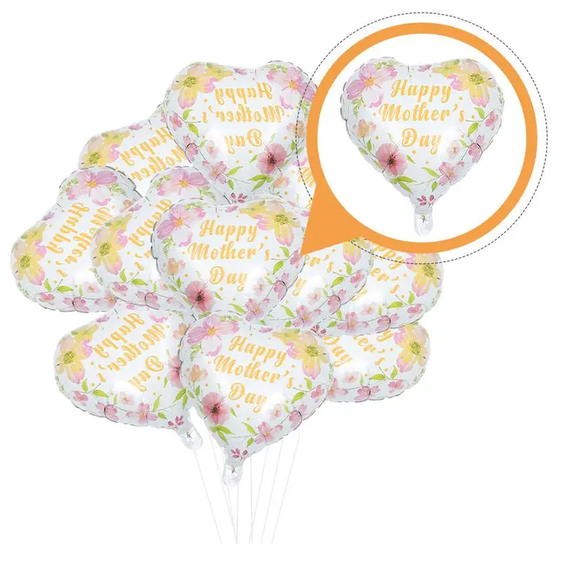 12pcs 18inch Happy Mother's Day Balloons Mother's Day Heart Shape Helium Love Globos Decor Mama Balloon Gifts Balaos
12pcs 18inch Happy Mother's Day Balloons Mother's Day Heart Shape Helium Love Globos Decor Mama Balloon Gifts Balaos