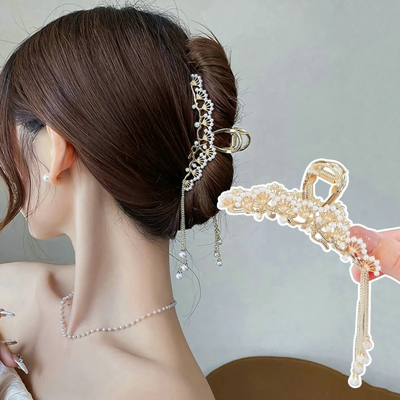 Fashionable Pearl Hair Clips Flowers Tulip Tassel For Women Hair Hairpin Clips Hair Styling Tools Girls Hair Accessories
Fashionable Pearl Hair Clips Flowers Tulip Tassel For Women Hair Hairpin Clips Hair Styling Tools Girls Hair Accessories