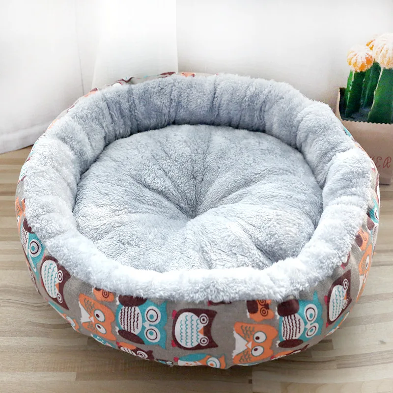 

Super Soft Pet Dog Cat Bed Plush Full Size Washable Calm Bed Donut Bed Comfortable Sleeping Bed For Large Medium Small Dogs