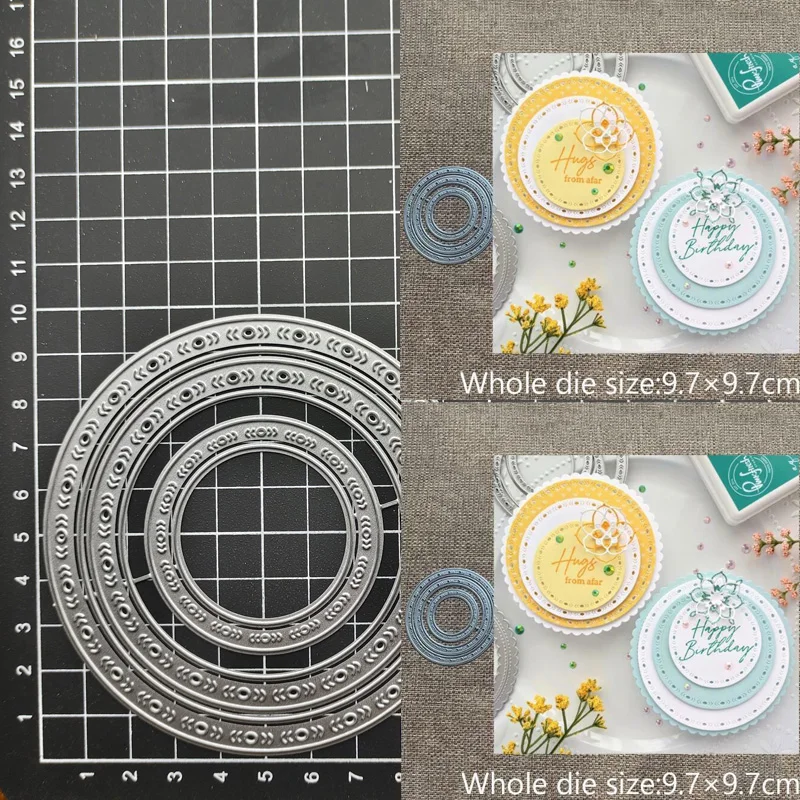 circle Decoration Metal Cutting Die Stencil for DIY Scrapbooking Album Paper Card Decor Craft Embossing Die
circle Decoration Metal Cutting Die Stencil for DIY Scrapbooking Album Paper Card Decor Craft Embossing Die
