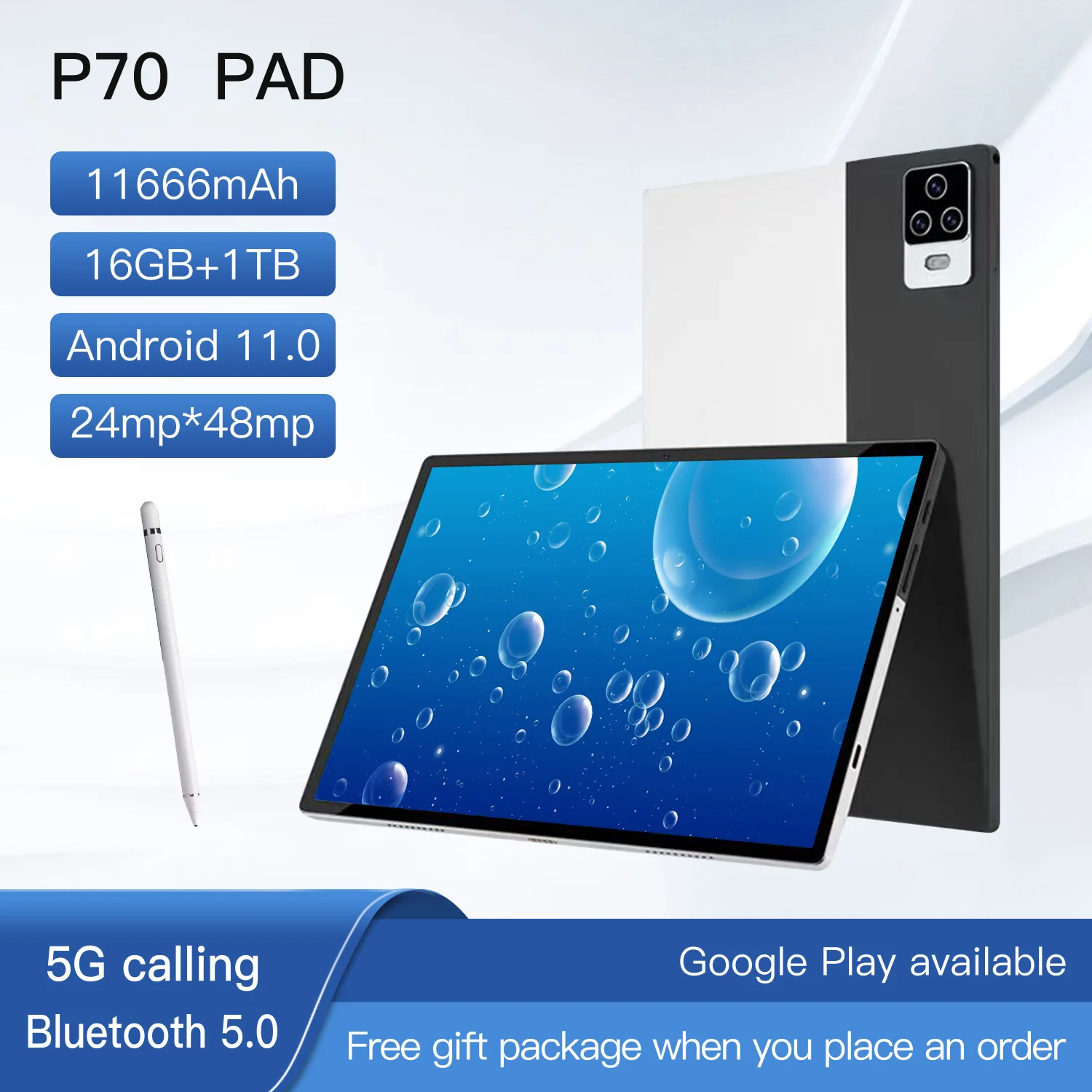 Планшет Android 11,0 (10, 11, 12 дюймов), 16 ГБ ОЗУ, 512 Гб ПЗУ, экран 4K HD, стандартная, две sim-карты, Wi-Fi, Google play
Планшет Android 11,0 (10, 11, 12 дюймов), 16 ГБ ОЗУ, 512 Гб ПЗУ, экран 4K HD, стандартная, две sim-карты, Wi-Fi, Google play