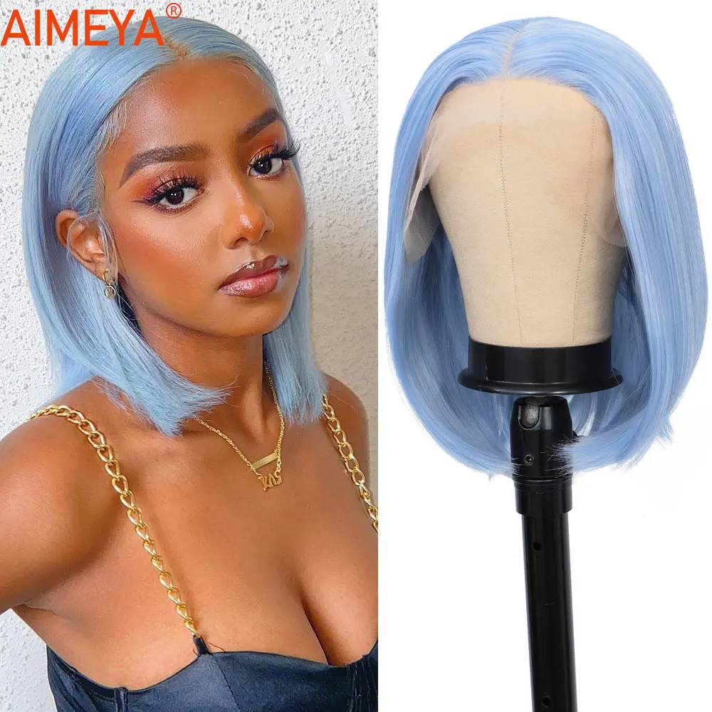 Blue Wig Synthetic Lace Front Wig Short Bob Wig Transparent Synthetic Wig for Women Highlight Cosplay Orange Ginger Blonde Wig
Blue Wig Synthetic Lace Front Wig Short Bob Wig Transparent Synthetic Wig for Women Highlight Cosplay Orange Ginger Blonde Wig