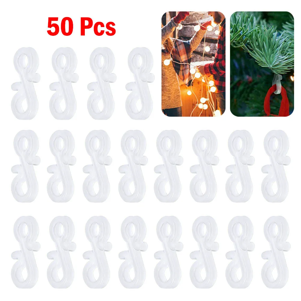 50pcs Christmas Hooks Outdoor Clear Hooks Light Clips Christmas Led String Lights Fairy Light Storage Hooks Xmas 2023 New Year
50pcs Christmas Hooks Outdoor Clear Hooks Light Clips Christmas Led String Lights Fairy Light Storage Hooks Xmas 2023 New Year