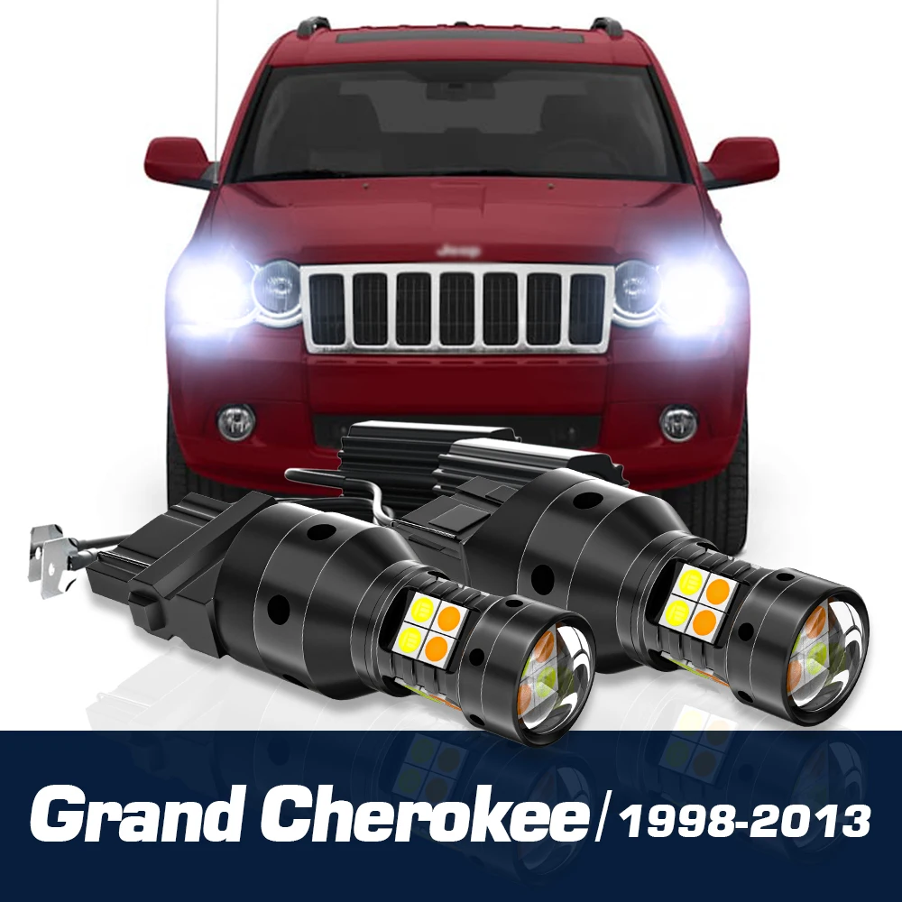 2x LED Dual Mode Turn Signal+Daytime Running Light Canbus Accessories DRL For Jeep Grand Cherokee 1998-2013 2005 2006 2010 2011
2x LED Dual Mode Turn Signal+Daytime Running Light Canbus Accessories DRL For Jeep Grand Cherokee 1998-2013 2005 2006 2010 2011