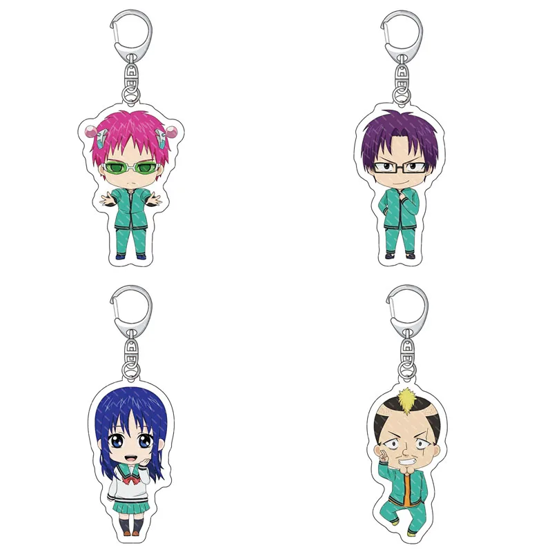 1 Pcs Kawaii Japan Anime The Disastrous Life of Saiki K Keychains Figure Saiki Kusuo Acrylic Pendant Keyrings Friends Gifts Toys
1 Pcs Kawaii Japan Anime The Disastrous Life of Saiki K Keychains Figure Saiki Kusuo Acrylic Pendant Keyrings Friends Gifts Toys