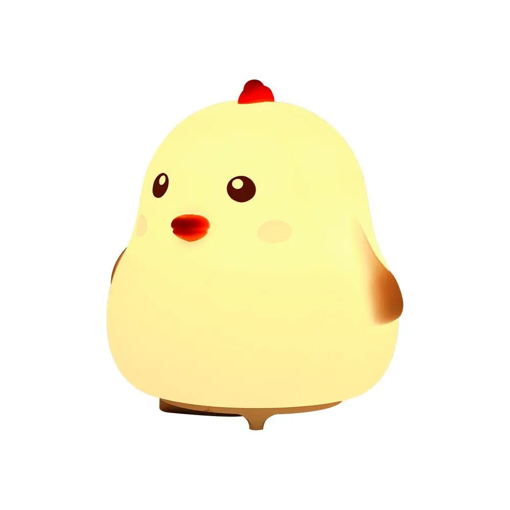 New Patting Instant Lighting Rechargeable Silicone Table Lamp Chick Cute Night Lights
New Patting Instant Lighting Rechargeable Silicone Table Lamp Chick Cute Night Lights