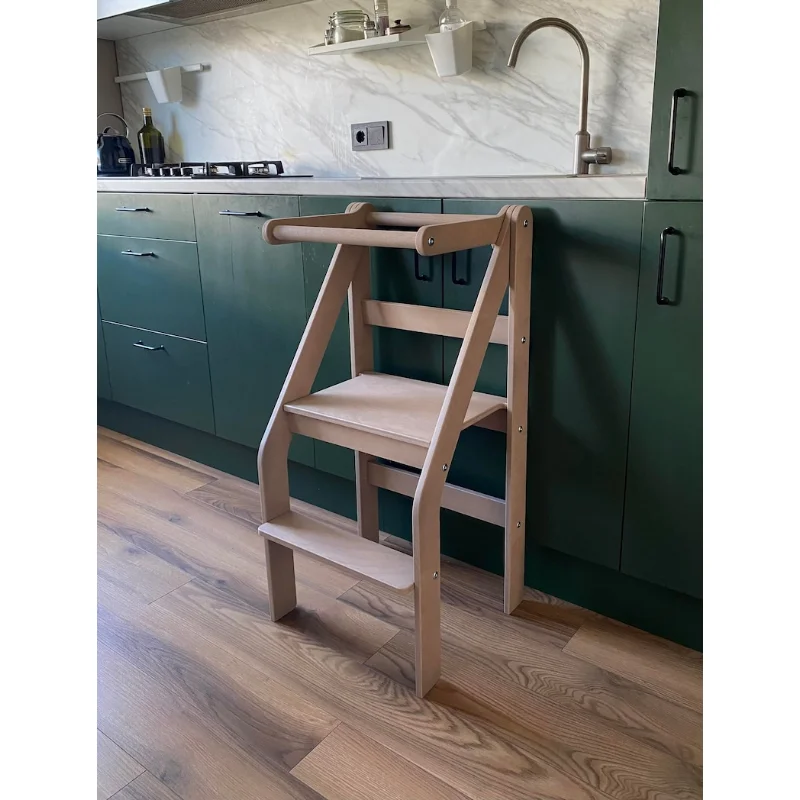 Kitchen Stool, Taupe Kitchen Helper, Toddler Kitchen Step Stool, Toddler Chair, Foldable Kitchen Tower, White Toddler Chair
Kitchen Stool, Taupe Kitchen Helper, Toddler Kitchen Step Stool, Toddler Chair, Foldable Kitchen Tower, White Toddler Chair