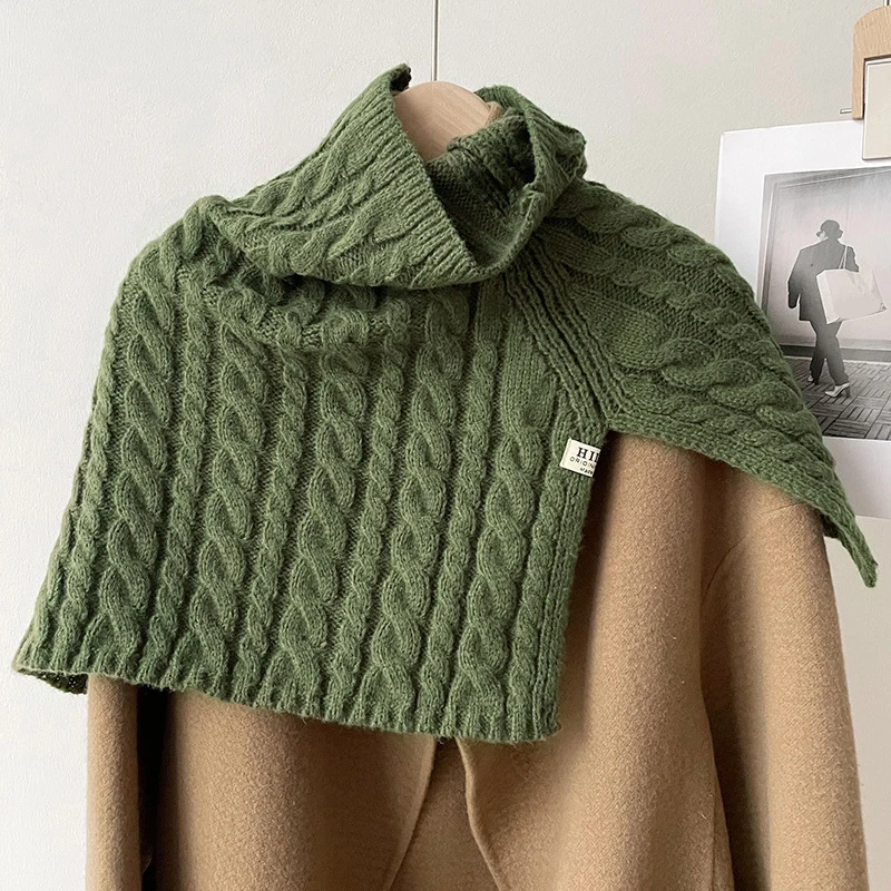 Women Knitted Fake Collar Scarf Turtleneck Detachable Collars Removable Windproof Warm False Collar Shouder Cape Wrap Scarves
Women Knitted Fake Collar Scarf Turtleneck Detachable Collars Removable Windproof Warm False Collar Shouder Cape Wrap Scarves