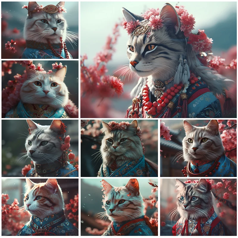Animal 5D diamond painting Floral Beautiful Cat Diamond Painting Mosaic Full Diamond Embroidery Painting Home Decoration
Animal 5D diamond painting Floral Beautiful Cat Diamond Painting Mosaic Full Diamond Embroidery Painting Home Decoration