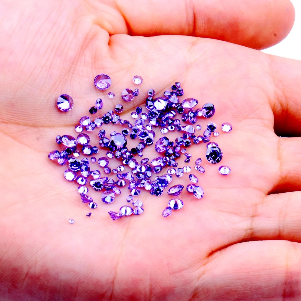 Fushia Color 1000pcs 1.0-4.0mm AAAAA+ Fushia Color CZ Stone Round Cut Beads Cubic Zirconia Synthetic Gems For Jewelry
Fushia Color 1000pcs 1.0-4.0mm AAAAA+ Fushia Color CZ Stone Round Cut Beads Cubic Zirconia Synthetic Gems For Jewelry