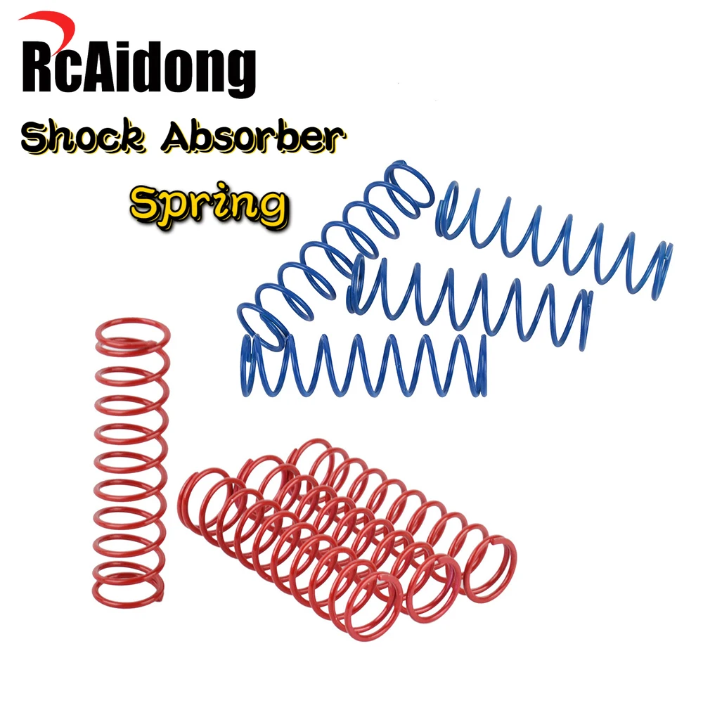 RcAidong 4pcs Shock Absorber Accessories Spring for 1/10 Crawler Wraith Traxxas TRX4 SCX10D90 D110 TRX6 RC Car Upgrade
RcAidong 4pcs Shock Absorber Accessories Spring for 1/10 Crawler Wraith Traxxas TRX4 SCX10D90 D110 TRX6 RC Car Upgrade