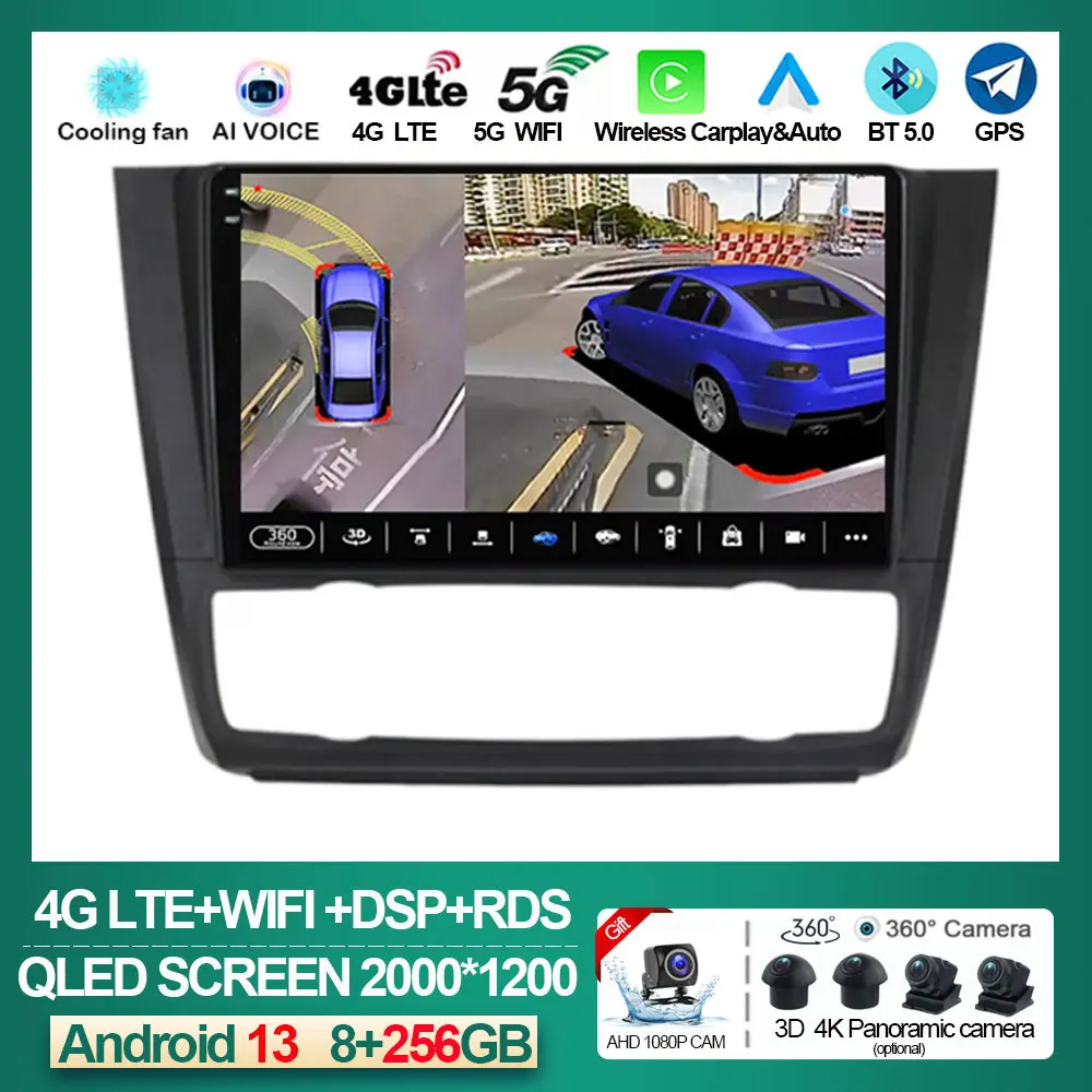 Автомагнитола Carplay, Android 13, Wi-Fi + 4G для BMW 1 серии E81, E82, E87, E88 AT 2004-2012, мультимедийный плеер, Серро, видео, GPS, DSP
Автомагнитола Carplay, Android 13, Wi-Fi + 4G для BMW 1 серии E81, E82, E87, E88 AT 2004-2012, мультимедийный плеер, Серро, видео, GPS, DSP