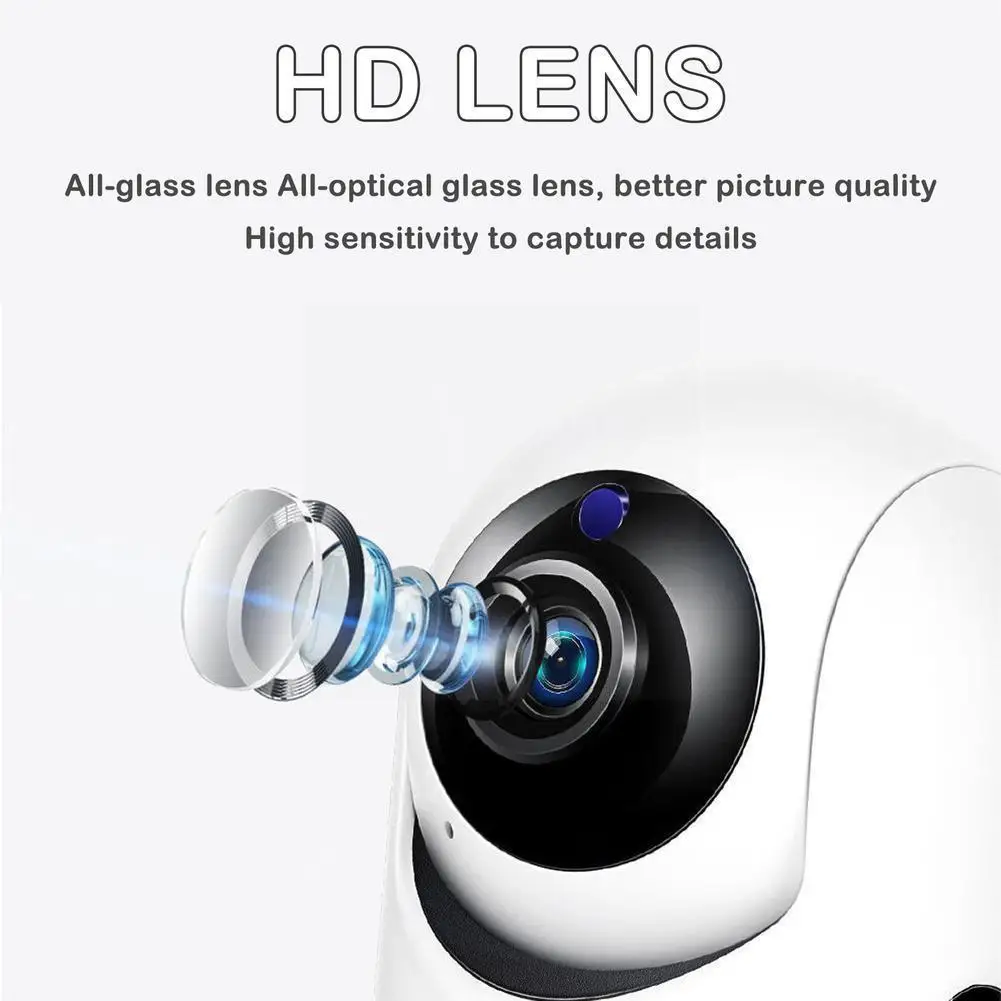 Remote Monitoring WiFi Camera 1080P HD IP Baby Monitor 360°CCTV Video Home Security Surveillance Camera Webcam D1Y8
Remote Monitoring WiFi Camera 1080P HD IP Baby Monitor 360°CCTV Video Home Security Surveillance Camera Webcam D1Y8