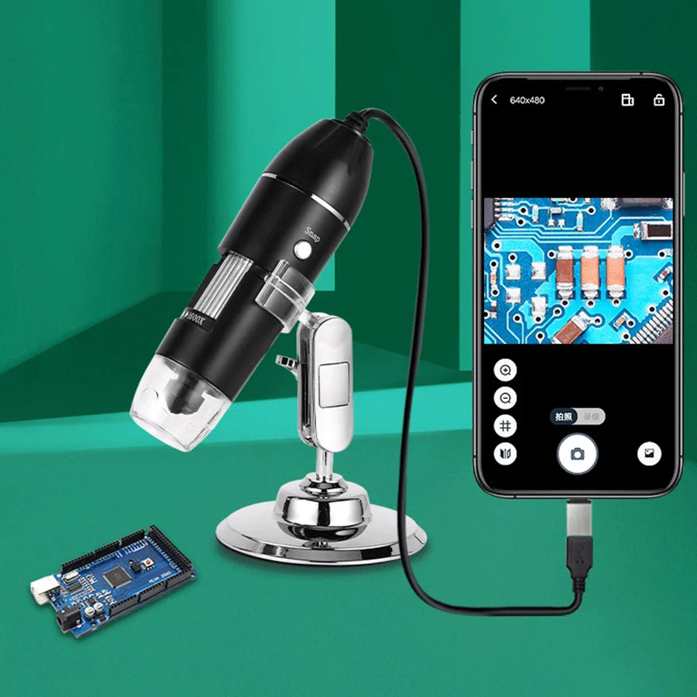 Портативный цифровой микроскоп HD USB Электронная паяльная лупа для ремонта телефона для точного измерения объекта
Портативный цифровой микроскоп HD USB Электронная паяльная лупа для ремонта телефона для точного измерения объекта