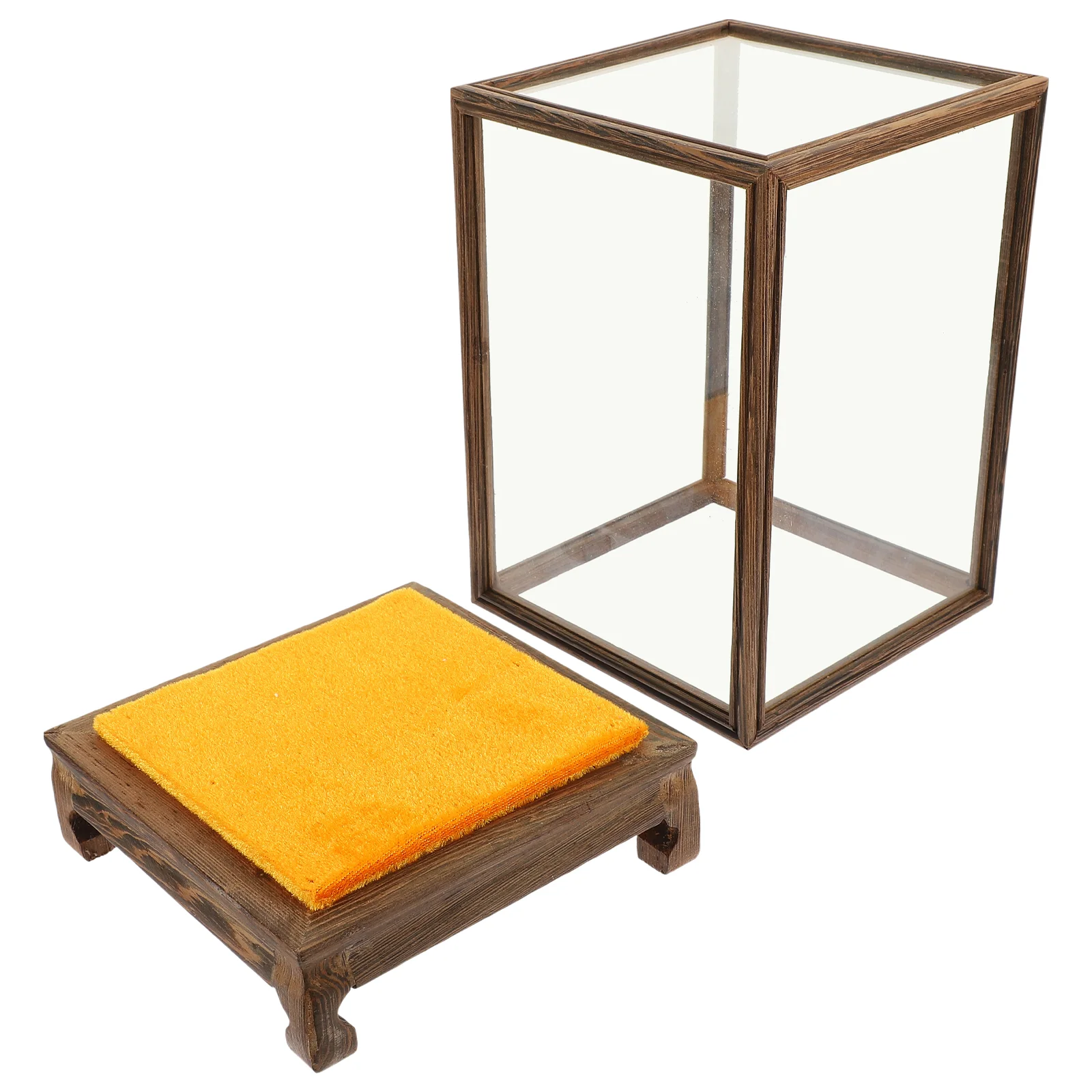 Glass Cover Display Cabinet Household Craft Case Model Figurine Storage Dust-proof Holder
Glass Cover Display Cabinet Household Craft Case Model Figurine Storage Dust-proof Holder