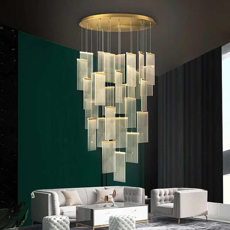 Chandelier Led Art Pendant Lmap Modern Simple Duplex Building Large Luxury Living Stair Villa Hollow Creative Restaurant Light 
Chandelier Led Art Pendant Lmap Modern Simple Duplex Building Large Luxury Living Stair Villa Hollow Creative Restaurant Light
