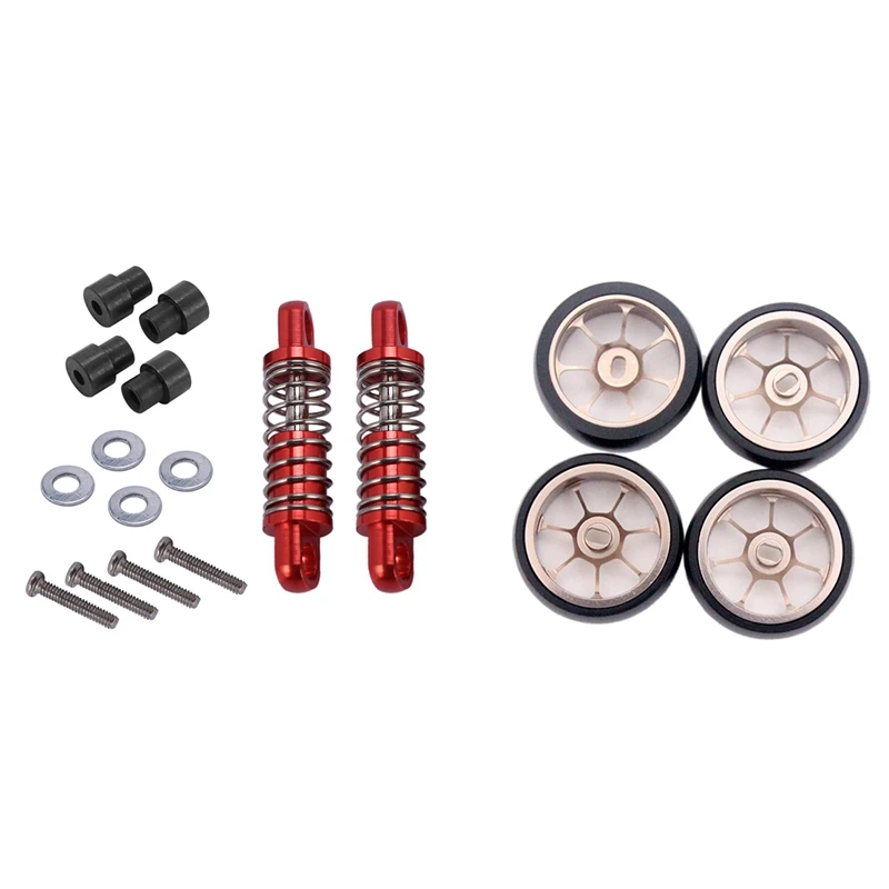 2 Set RC Car Part: 1 Set Alloy Shock Absorber Damper Oil Filled Type & 1 Set 20Mm Metal Wheel Rim Set
2 Set RC Car Part: 1 Set Alloy Shock Absorber Damper Oil Filled Type & 1 Set 20Mm Metal Wheel Rim Set