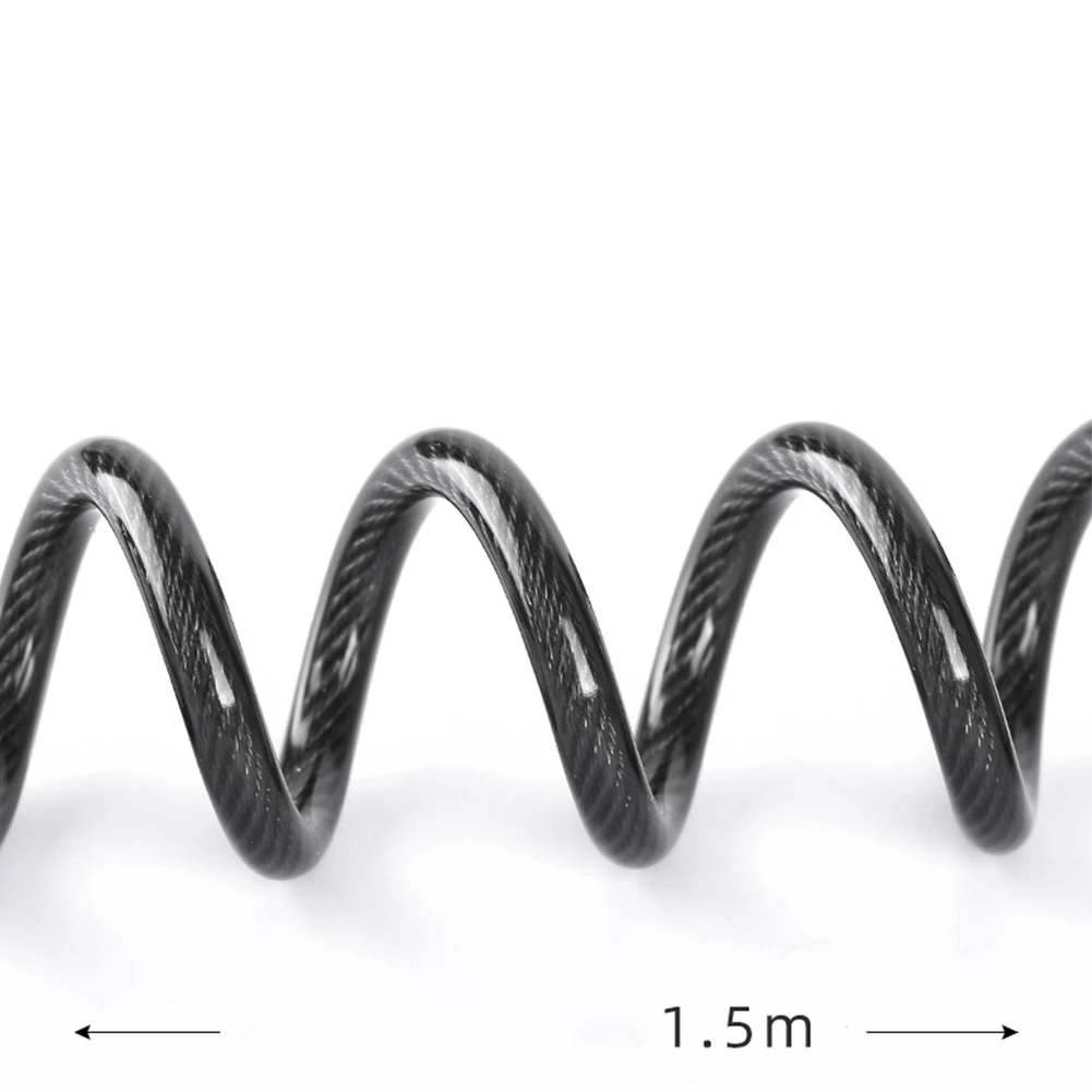 Bike Helmet Lock Chain 4 Digit Password Combination Portable Bicycle Motorcycle Anti-theft Cable Lock Stitch Motor Part Durable
Bike Helmet Lock Chain 4 Digit Password Combination Portable Bicycle Motorcycle Anti-theft Cable Lock Stitch Motor Part Durable