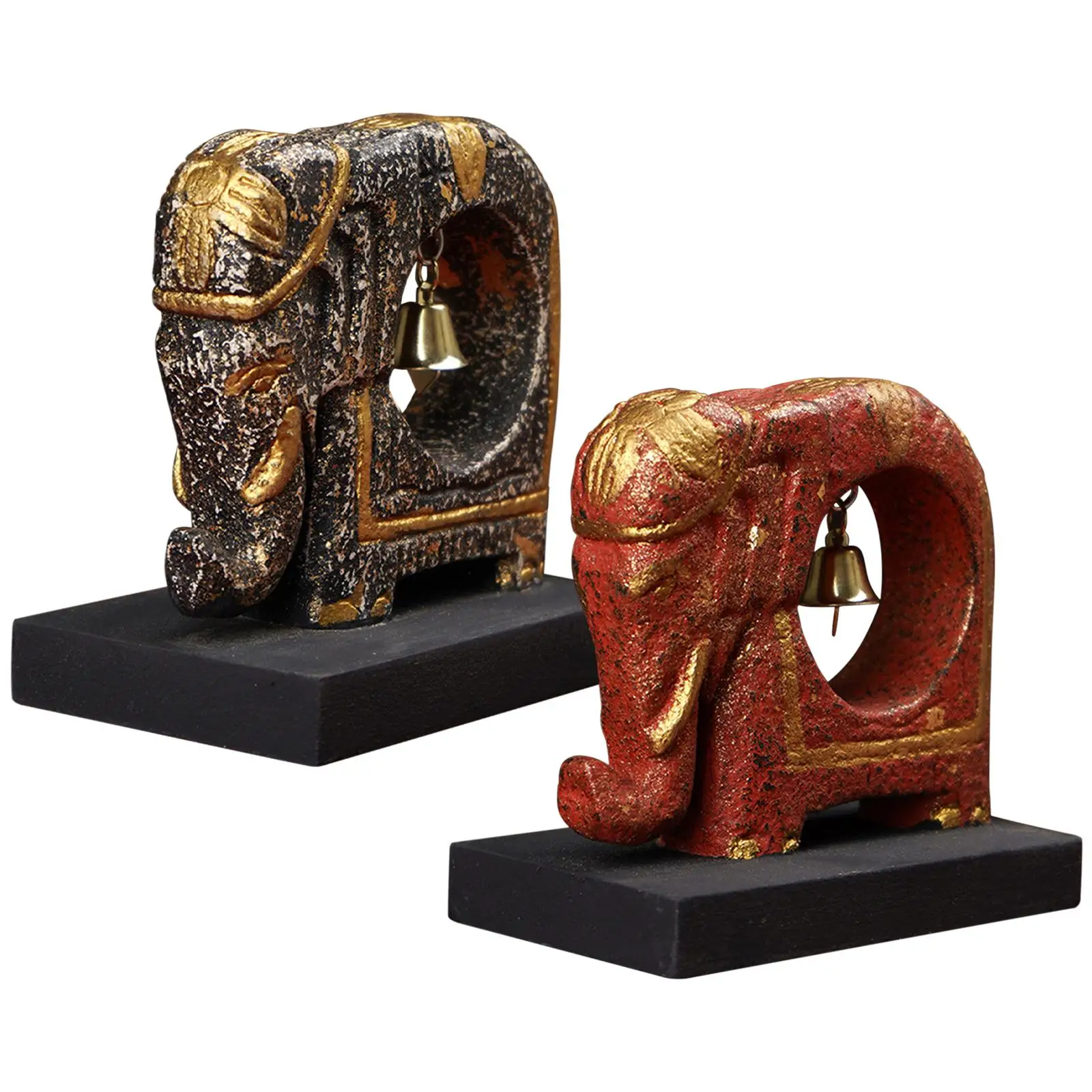 Creative Elephant Statue Wood Collectible Figurine for Shelf Home Decor Gift
Creative Elephant Statue Wood Collectible Figurine for Shelf Home Decor Gift