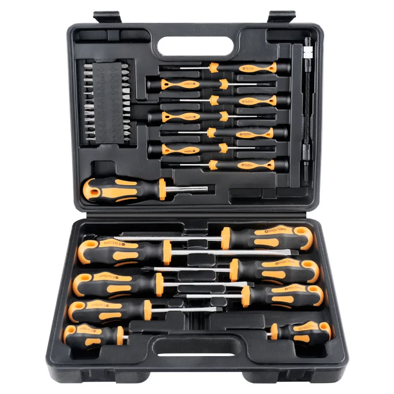 Screwdrivers Hand Tools Set Long Non-slip Handle Magnetic Spanner Head Insulated Screw Driver Combination Household Toolbox 
Screwdrivers Hand Tools Set Long Non-slip Handle Magnetic Spanner Head Insulated Screw Driver Combination Household Toolbox