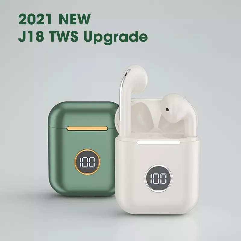 J18 TWS Wireless Headphones Bluetooth Waterproof IPX5 HIFI-Sound Music Earphones For Iphones Sport Headset
J18 TWS Wireless Headphones Bluetooth Waterproof IPX5 HIFI-Sound Music Earphones For Iphones Sport Headset