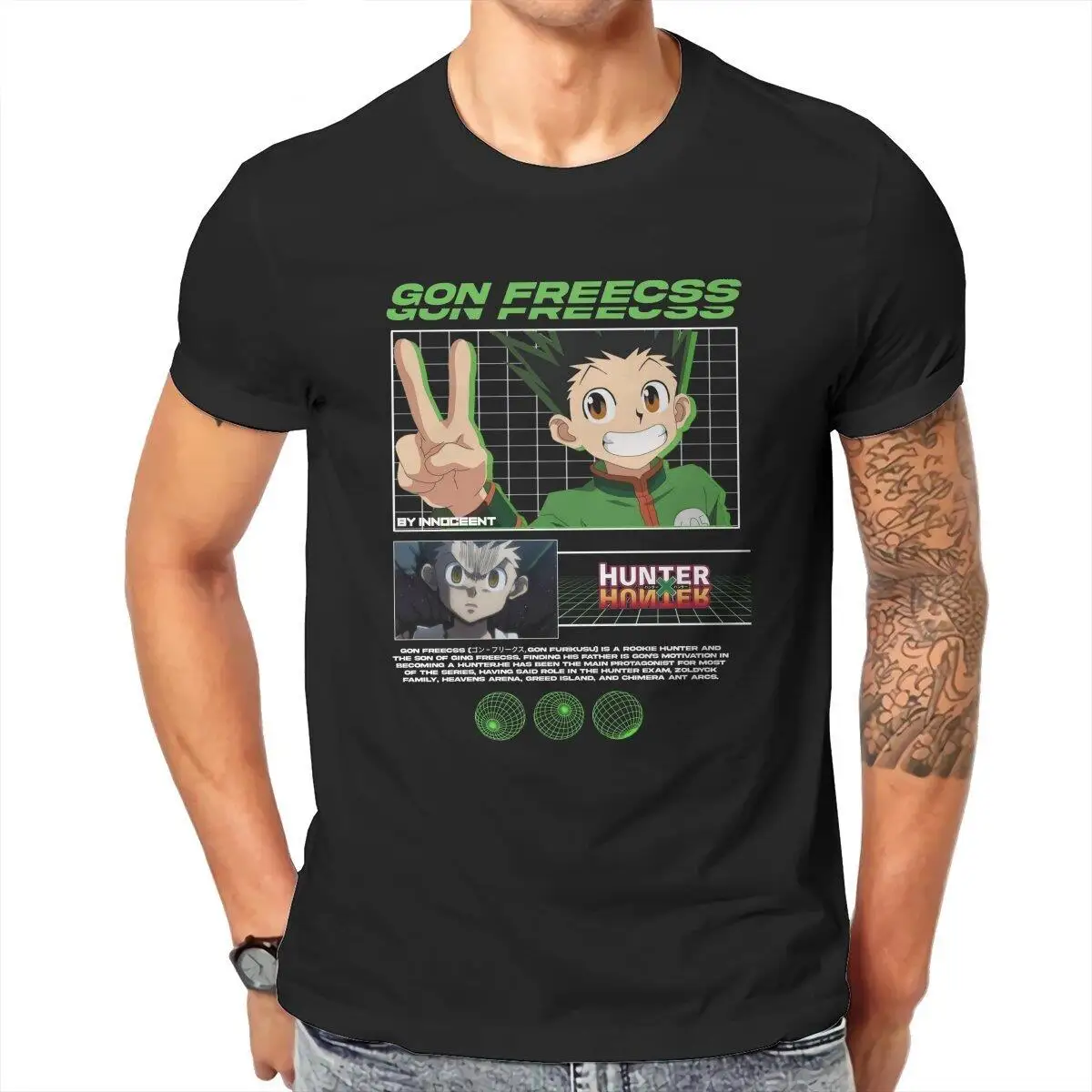 Мужские футболки Freecss Gon Новинка хлопковая футболка с коротким рукавом Hunter X Hunter Аниме футболки с круглым вырезом Женская одежда
Мужские футболки Freecss Gon Новинка хлопковая футболка с коротким рукавом Hunter X Hunter Аниме футболки с круглым вырезом Женская одежда