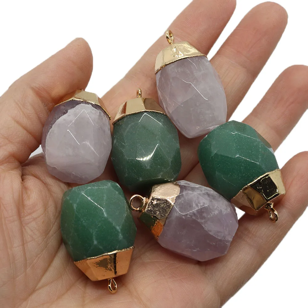 Natural Stone Pink Crystal Green Dongling Pendant 21x32mm Perfume Bottle Charm Jewelry Making DIY Necklace Earring Accessories
Natural Stone Pink Crystal Green Dongling Pendant 21x32mm Perfume Bottle Charm Jewelry Making DIY Necklace Earring Accessories