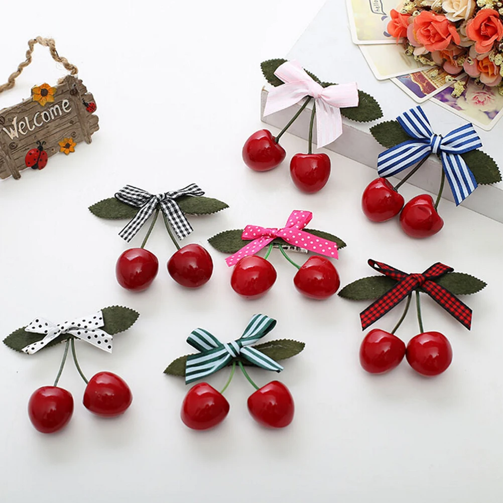 Hot Sale New 1-Pack Red Cherry Bow Hair Clips for Girls Girls Retro Sweet Cute Retro Rock Band Hair Accessories
Hot Sale New 1-Pack Red Cherry Bow Hair Clips for Girls Girls Retro Sweet Cute Retro Rock Band Hair Accessories
