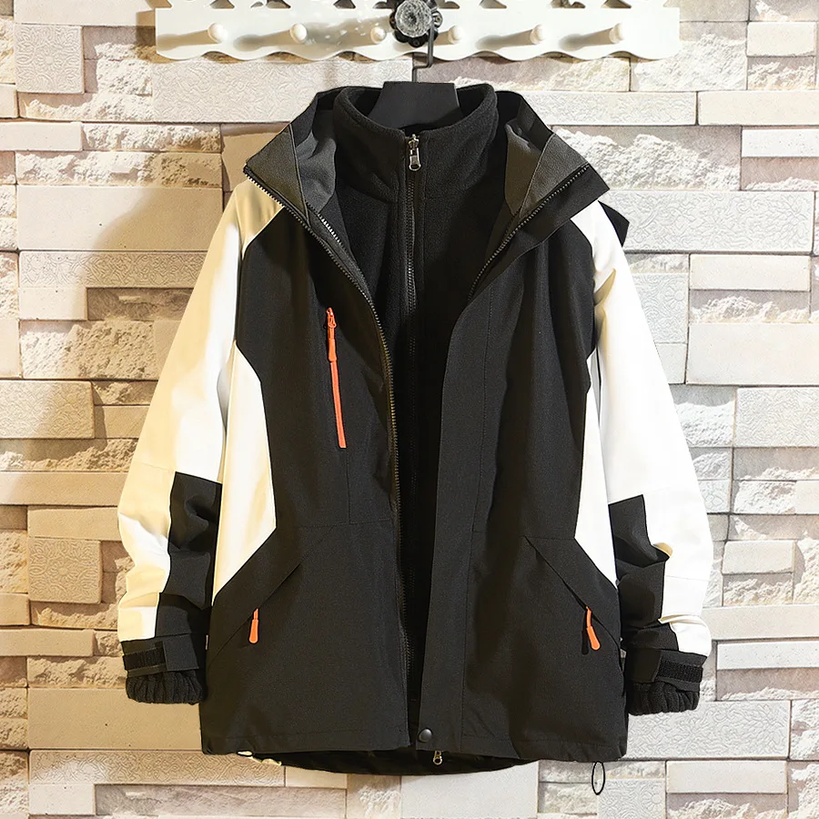 Fashion Brand ,Men Outdoor Coat Original Designer Waterproof Windproof Thickened Cashmere Women Detachable Outdoor Jacket
Fashion Brand ,Men Outdoor Coat Original Designer Waterproof Windproof Thickened Cashmere Women Detachable Outdoor Jacket