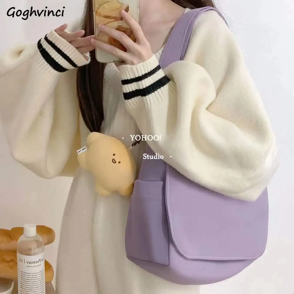 Women Shoulder Bags Large Capacity Waterproof Student Canvas Bag Couple Crossbody Korean Simple Solid Handbags Femme Messenger
Women Shoulder Bags Large Capacity Waterproof Student Canvas Bag Couple Crossbody Korean Simple Solid Handbags Femme Messenger