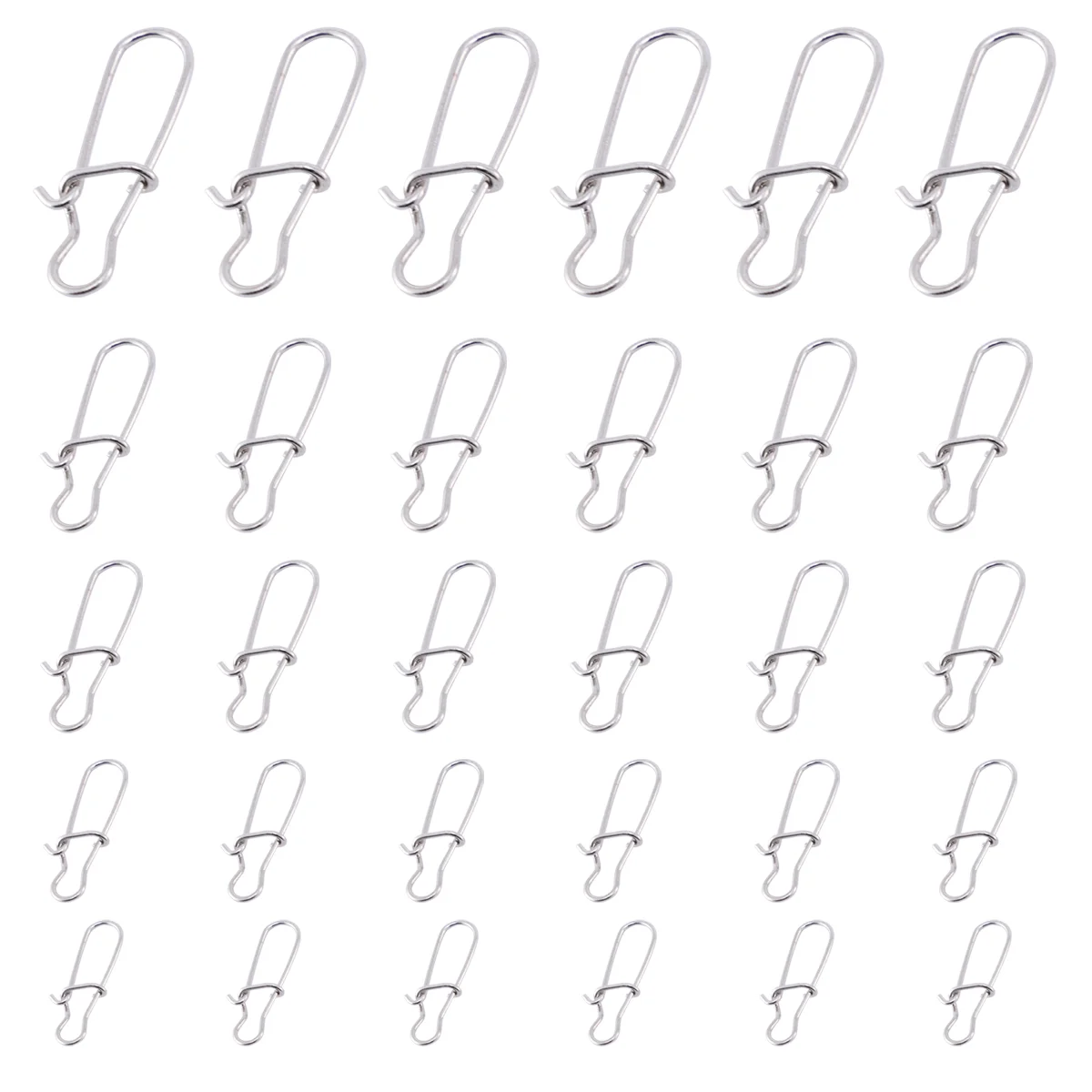 Lock Snap Swivel Duo Lure Connector Snaps Pin Hooked Rings Quick Clip Connectors Stainless Steel Hook
Lock Snap Swivel Duo Lure Connector Snaps Pin Hooked Rings Quick Clip Connectors Stainless Steel Hook