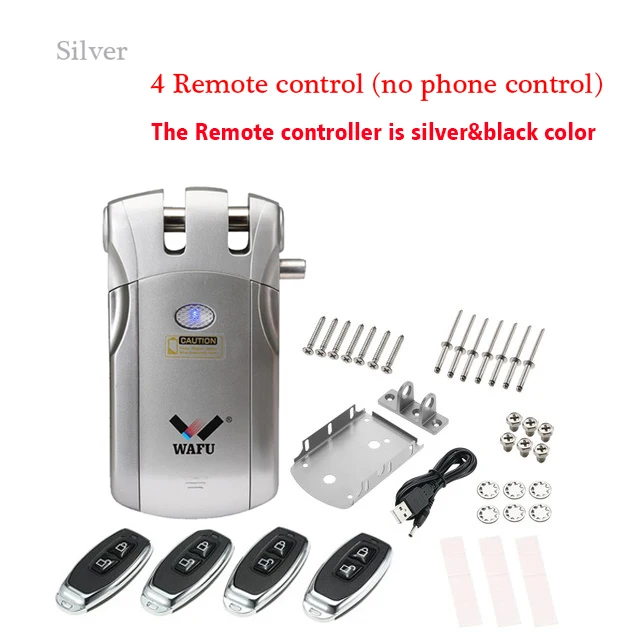 Беспроводной дверной замок с дистанционным управлением Wafu 019, беспроводной смарт-замок Tuya Wi-Fi, с Bluetooth, электронный БЕСКЛЮЧЕВОЙ Невидимый замок, замки для управления телефоном