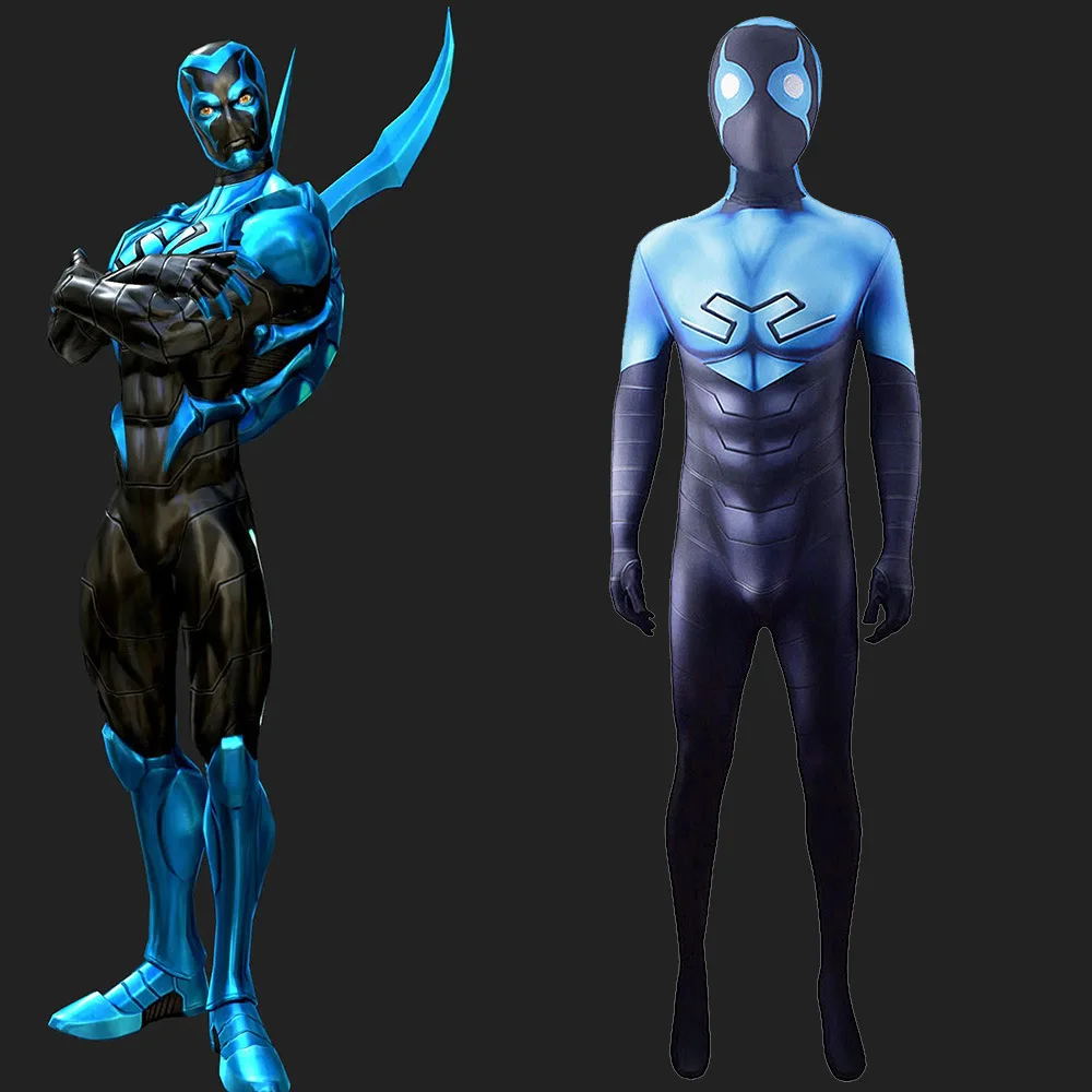 Blue Beetle Costume Jaime Reyes Cosplay Full Bodysuit with Removeable Mask Super Costume Hero Cosplay for Men Women Kid
Blue Beetle Costume Jaime Reyes Cosplay Full Bodysuit with Removeable Mask Super Costume Hero Cosplay for Men Women Kid