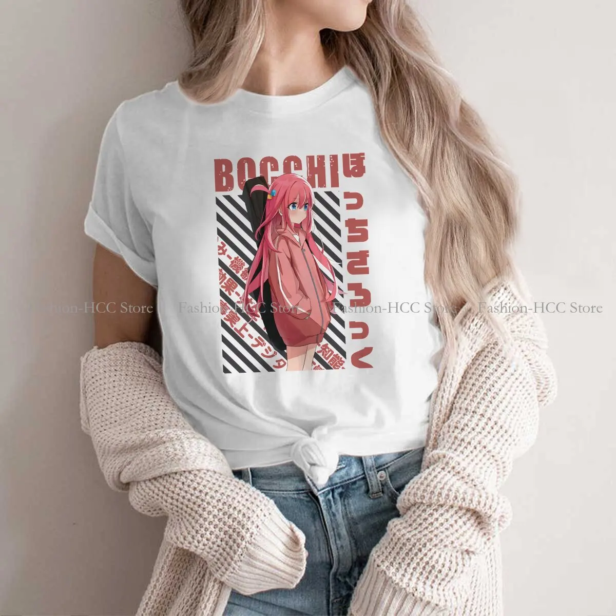 BOOCCHI THE ROCK Music Band Anime Polyester TShirts Hitori Gotou Pink Distinctive Women's T Shirt Hipster Clothing
BOOCCHI THE ROCK Music Band Anime Polyester TShirts Hitori Gotou Pink Distinctive Women's T Shirt Hipster Clothing