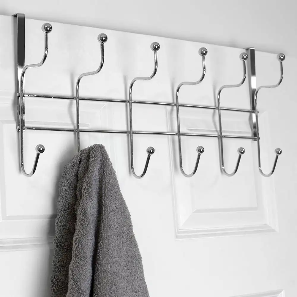 Shelf Chrome-Plated Over the Door Hanging Racks Wall Coat Rack 3 Pack Hanger Floor Room Furniture Clothes Standing Stand Living
Shelf Chrome-Plated Over the Door Hanging Racks Wall Coat Rack 3 Pack Hanger Floor Room Furniture Clothes Standing Stand Living