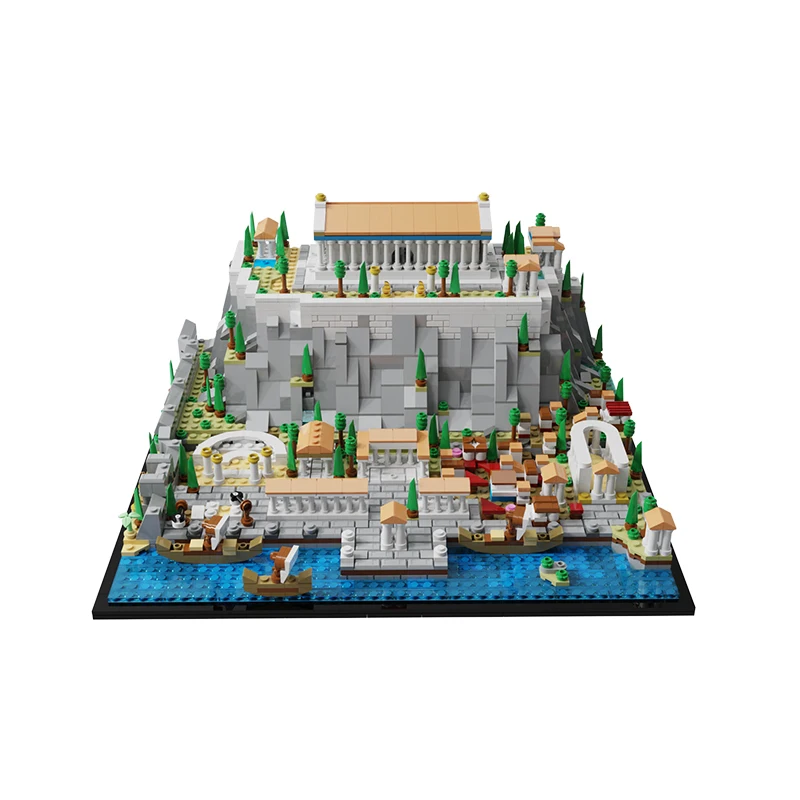 MOC Retro Palace Castle Greece Acropolis of Athens Building Blocks Kit Architecture Parthenons Tower Brick Toy For Children Gift
MOC Retro Palace Castle Greece Acropolis of Athens Building Blocks Kit Architecture Parthenons Tower Brick Toy For Children Gift