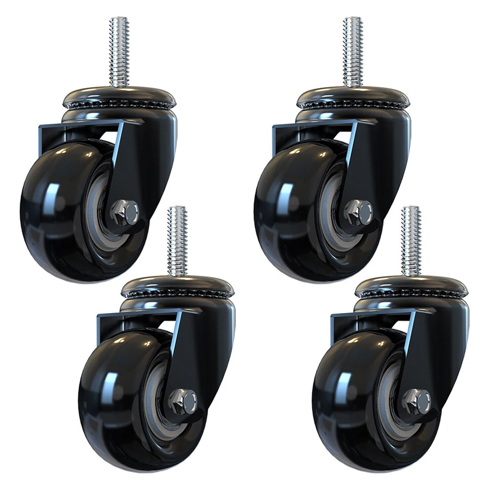 Rubber Caster Casters Strong Wear Resistance Top Plate Wear Resistance Wheels With Brake Swivel 4 Pack Furniture
Rubber Caster Casters Strong Wear Resistance Top Plate Wear Resistance Wheels With Brake Swivel 4 Pack Furniture