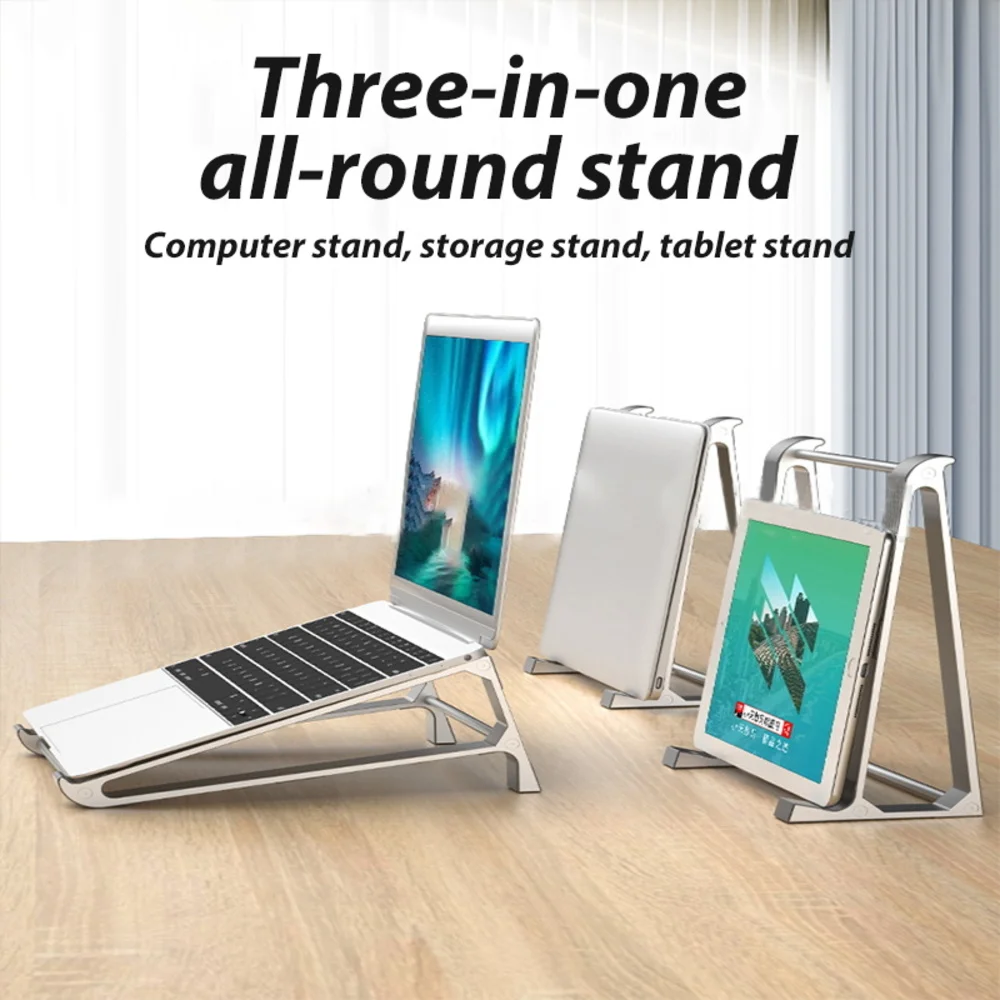 3 in 1Multi-function Laptop Stand One-piece bracket Ergonomic desgin Portable Aluminum Stands For Macbook Tablet 2021
3 in 1Multi-function Laptop Stand One-piece bracket Ergonomic desgin Portable Aluminum Stands For Macbook Tablet 2021