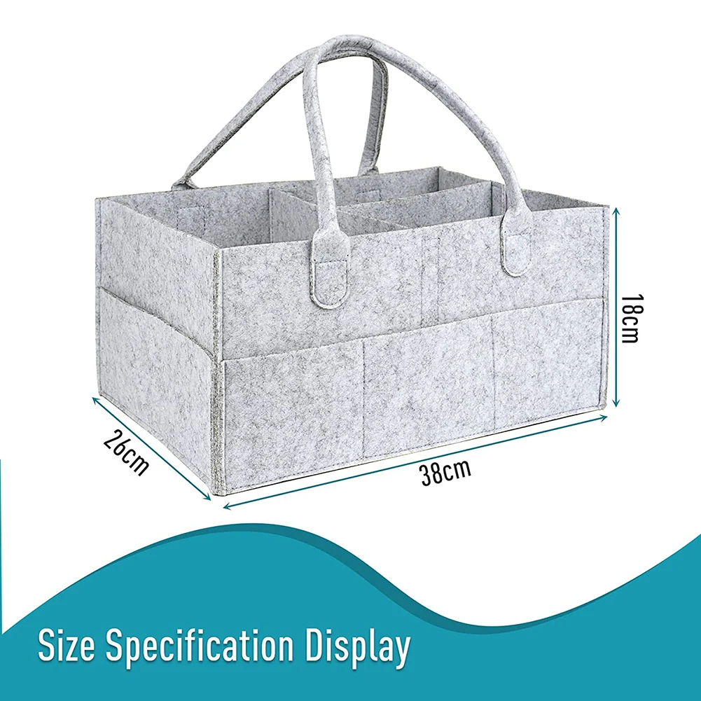 Diaper Storage Basket Toy Storage Bin Felt Baby Hamper 13*9*7inch Multipurpose Household Accessories
Diaper Storage Basket Toy Storage Bin Felt Baby Hamper 13*9*7inch Multipurpose Household Accessories
