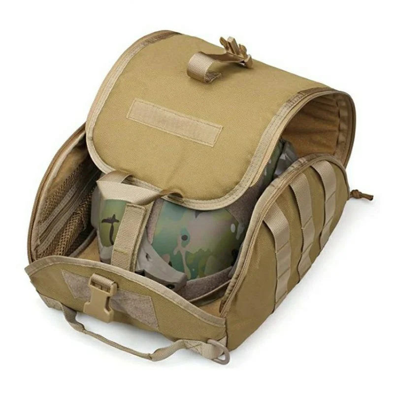 Tactical Helmet Bag Pack Multi-Purpose Molle Storage Military Carrying Pouch for Sports Hunting Shooting Combat Helmets
Tactical Helmet Bag Pack Multi-Purpose Molle Storage Military Carrying Pouch for Sports Hunting Shooting Combat Helmets