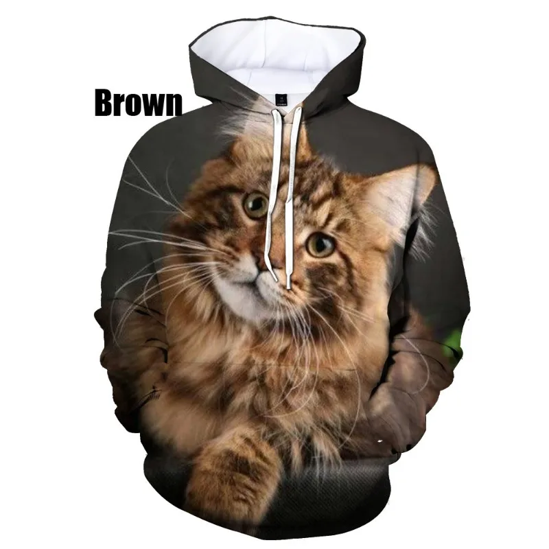 New Fashion Cat Hoodies 3D Animal Cats Printed Hoodie Casual Men Women Hooded Oversized Pullovers S-5XL Sweatshirts
New Fashion Cat Hoodies 3D Animal Cats Printed Hoodie Casual Men Women Hooded Oversized Pullovers S-5XL Sweatshirts