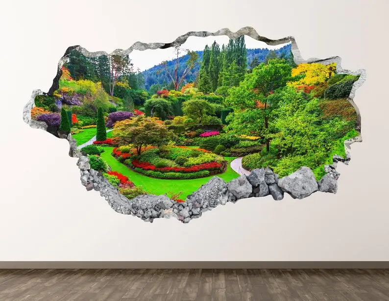 Butchart Gardens Wall Decal - Flowers 3D Smashed Wall Art Sticker Kids Room Decor Vinyl Home Poster Custom Gift KD585
Butchart Gardens Wall Decal - Flowers 3D Smashed Wall Art Sticker Kids Room Decor Vinyl Home Poster Custom Gift KD585