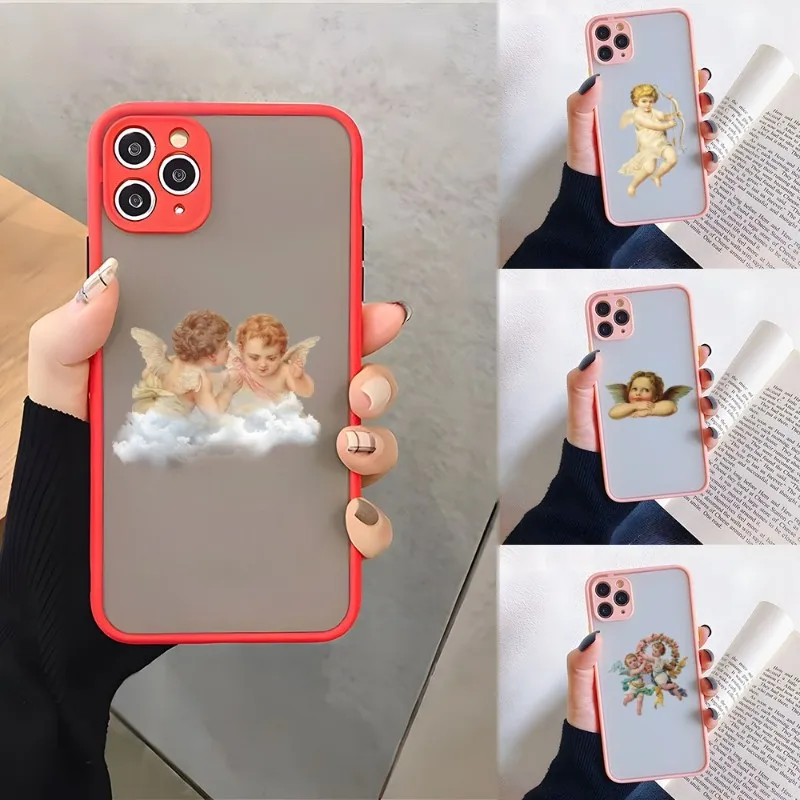 Cartoon Angel Baby Phone Case Matte Translucent For IPhone Apple 12Pro 13 11 Pro Max Mini Xs X Xr 7 8 6 6s Plus Se 2020 Cover
Cartoon Angel Baby Phone Case Matte Translucent For IPhone Apple 12Pro 13 11 Pro Max Mini Xs X Xr 7 8 6 6s Plus Se 2020 Cover