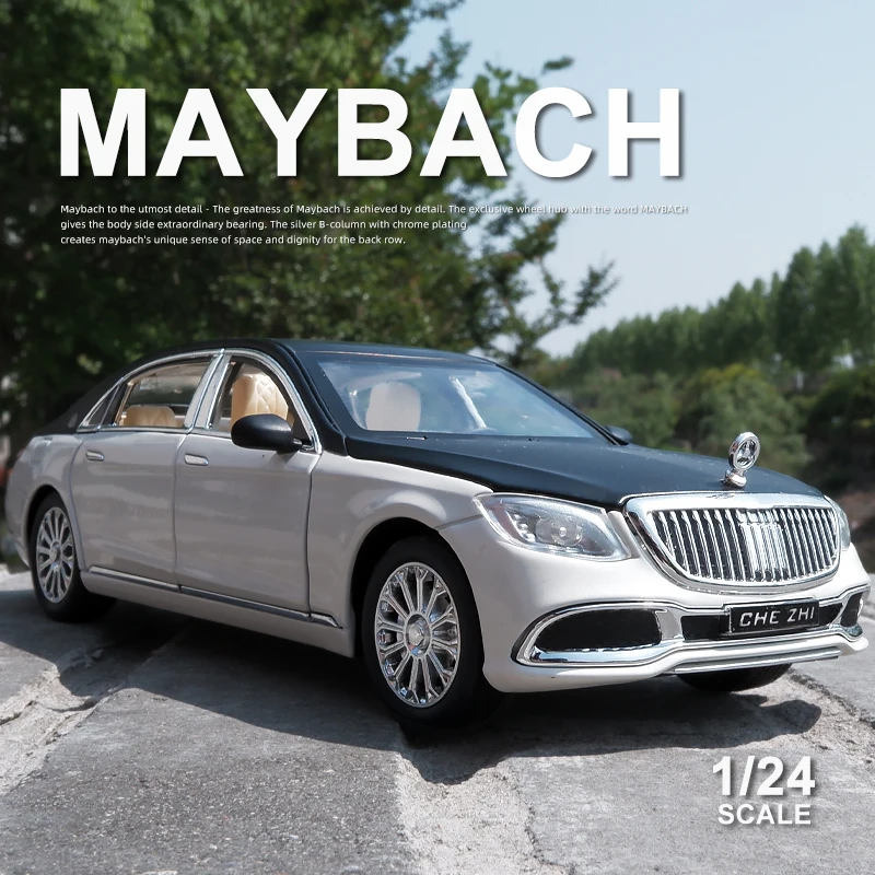 1:24 Maybach S600 Luxury Car Alloy Car Die Cast Toy Car Model Sound and Light Children's Toy Collectibles Birthday gift
1:24 Maybach S600 Luxury Car Alloy Car Die Cast Toy Car Model Sound and Light Children's Toy Collectibles Birthday gift